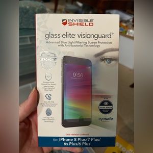Unused iPhone protective glass cover for 8plus, 7plus, 6s plus, 6 plus